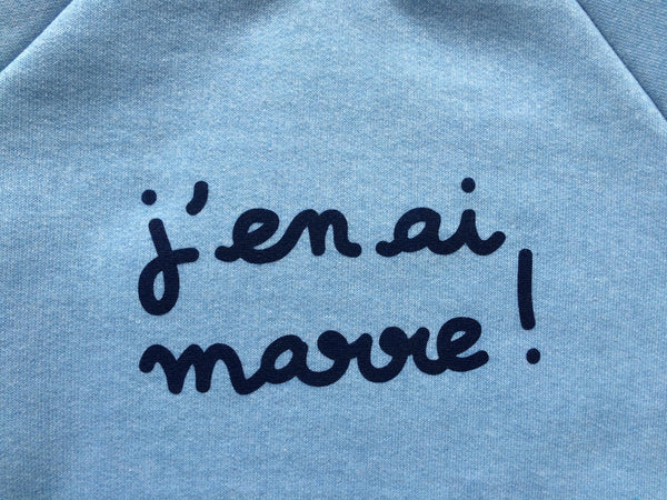 Little Kitt super soft cotton unisex French slogan sweatshirt for babies and toddlers